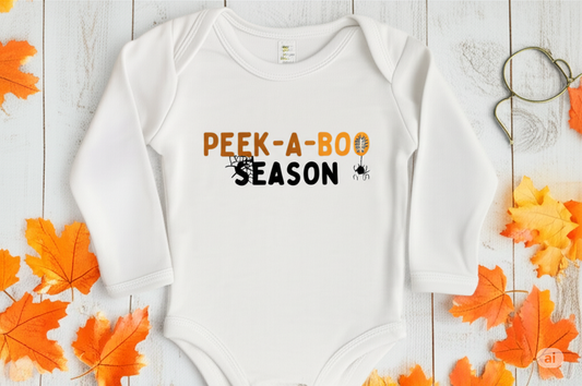Peek-a-Boo Halloween Onesie